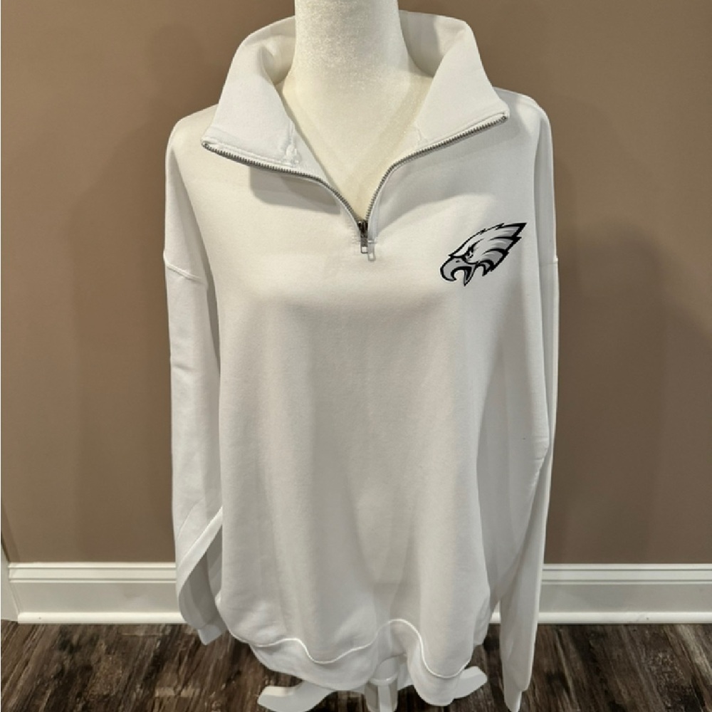 Philadelphia Eagles 3/4 zip sweatshirt - new - all sizes